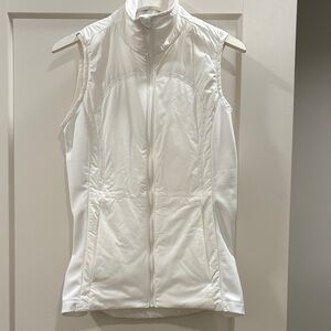 Lululemon White Puffer Vest—BEAUTIFUL!!  Worn Once!  Like New Condition!! Size 6